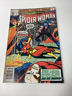 Spider-Woman (1978) #4 Bondage Cover Marvel Comic Book | eBay