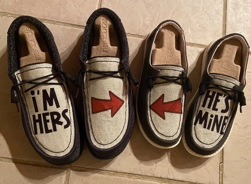 His and cheap her shoes