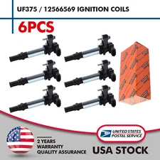 6X Ignition Coil For 2004-2009 Cadillac SRX CTS STS GMC Acadia Allure UF375