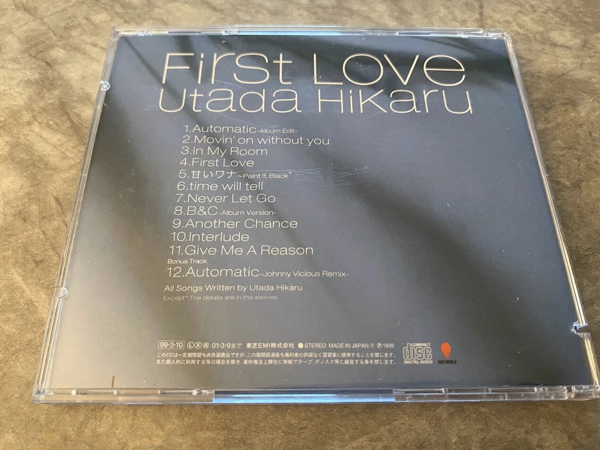 UTADA HIKARU First Love CD (Eastworld TOCT-24067) Japan version with bonus track