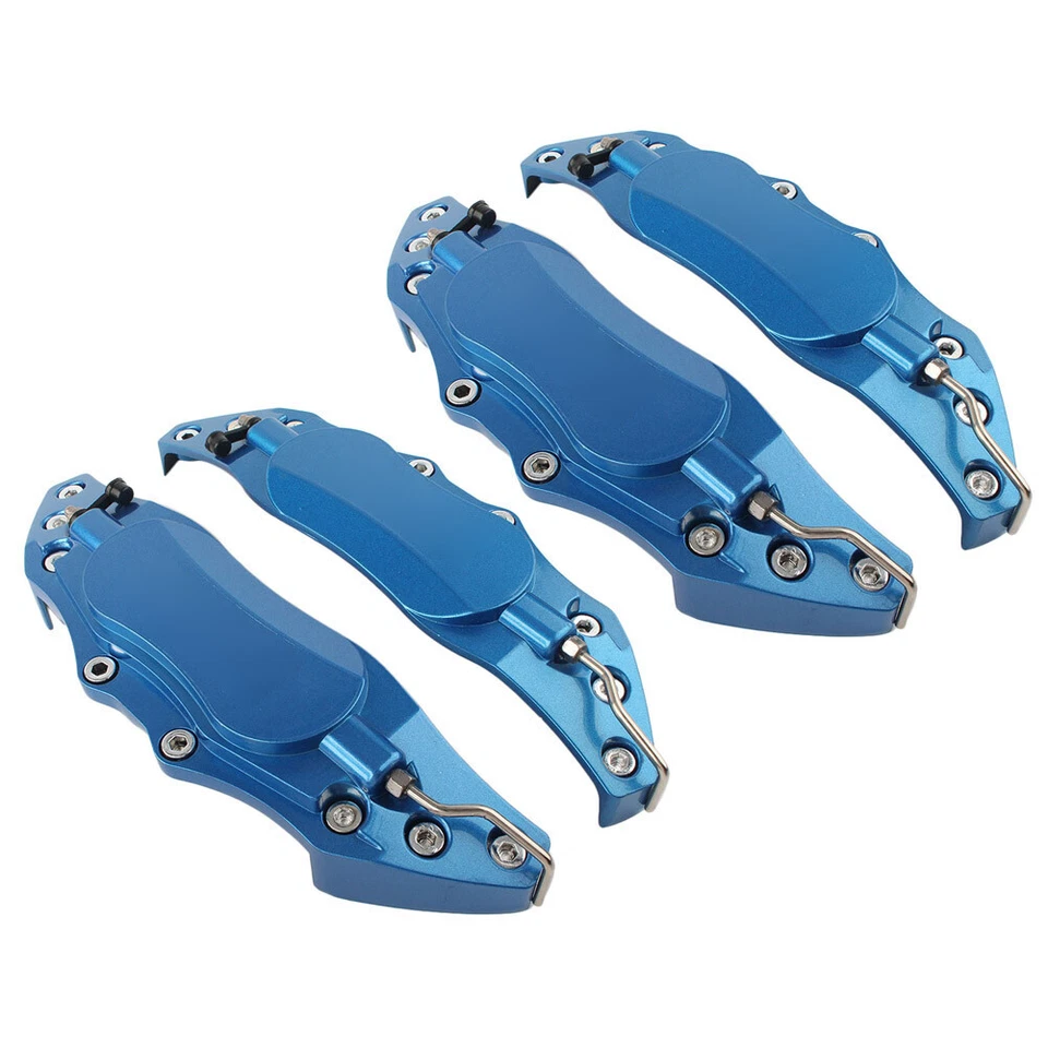 4pcs 10.5" Metal 3D ENDLESS Universal Style Front Brake Caliper Cover Blue - Image 3 of 4