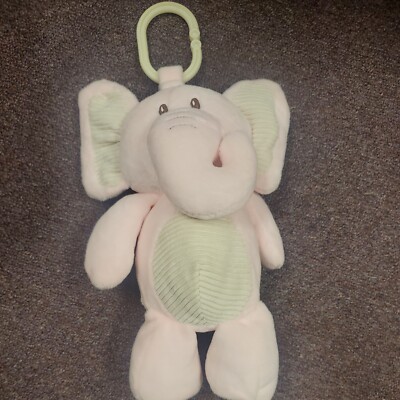 Kelly Baby Kellytoy Plush 20" Elephant Rattle Toy Lovie Lovey Stuffed ...