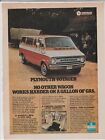 Original 1976 Plymouth Voyager Magazine Ad " No Other Wagon Works Harder."
