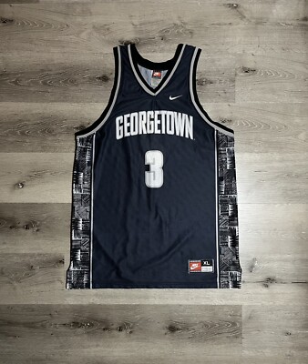Vintage Nike Georgetown Hoyas Jersey Allen Iverson Sz XL 90s