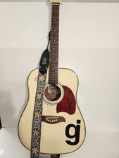 Oscar Schmidt Og2wh Dreadnought Acoustic Guitar. Cream.