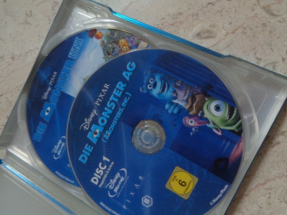 MONSTERS INC & MONSTERS UNIVERSITY 2Disc Blu-ray SteelBook DOUBLE FEATURE DISNEY - Image 3 of 4