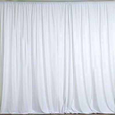 Polyester Backdrop Drapes Curtains Panels w/ Rod Pockets-Wedding Ceremony Party