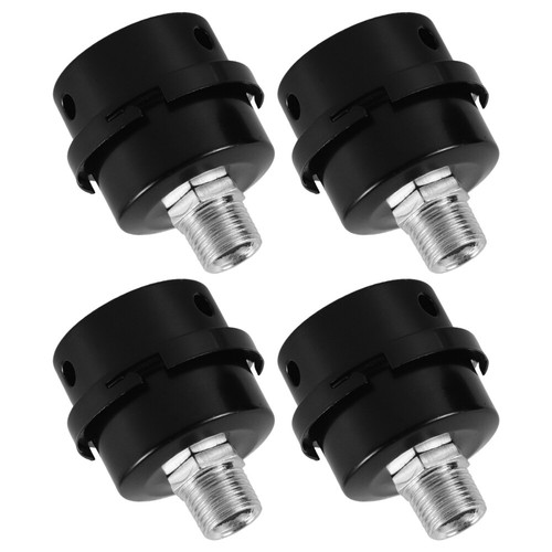 4pcs Compressor Intake 1/2 Sound Muffler Compressor Accessory