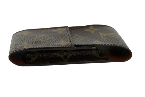 Authentische Louis Vuitton LV Monogramm Canvas Leder Zigarettenetui Vintage gutes Frankreich - Bild 6 von 12