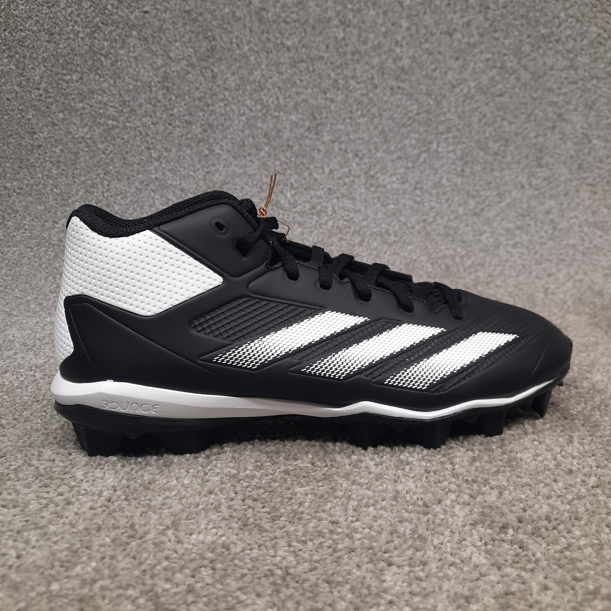 Adidas Adizero Impact Baseball Cleats Molded Black White ID0963 Men\'s 10.5 adidas Men main image 3