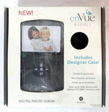 EnVue Burnes Digital Photo Album Includes Designer Case Up To 60 Photos