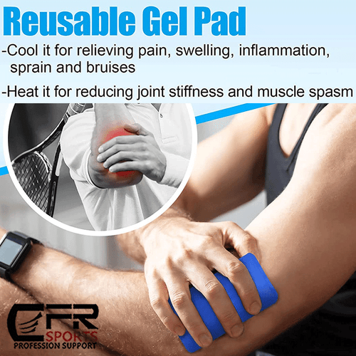 Hot and Cold Therapy Reusable Gel Ice Pack Pack Wrist Hand Ankle Wrap & Strap - Picture 6 of 13
