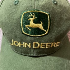 John Deere Licensed Green Adjustable Cap/Hat Cary Francis Group