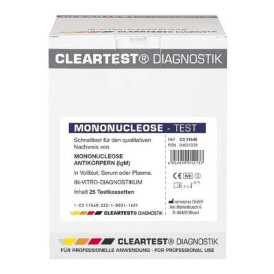 Mononucleose Test Kit - Epstein-Barr-Virus Nachweis - Farbstreifen Kontrolle