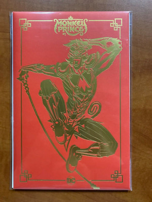 MONKEY PRINCE #1 CVR F GOLD FOIL RED SEALED ENVELOPE CARD STOCK DC SHIPS TODAY