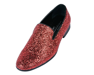 MEN\'S FREDERICO LEONE RED SPARKLE TUXEDO SHOE. FS357. Frederico Leone main image 2