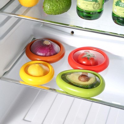 Fruit Vegetable Airtight Fresh Storage Box Lemon Tomato Avocado Preservation Sea