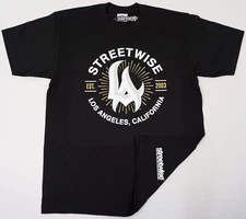STREETWISE LA RAYS T-shirt Los Angeles California Tee Men L-4XL Black NWT