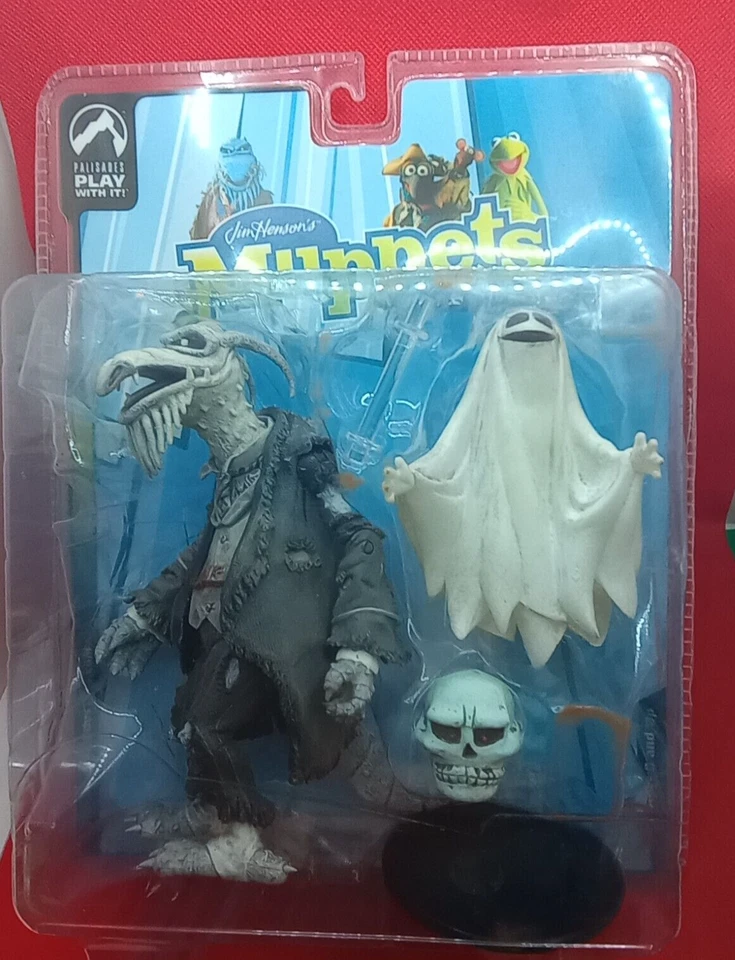 Figuras de acción exclusivas Palisades Toys 2003 Muppets Uncle Deadly & Ghost sin usar, en caja Foto 2 de 4