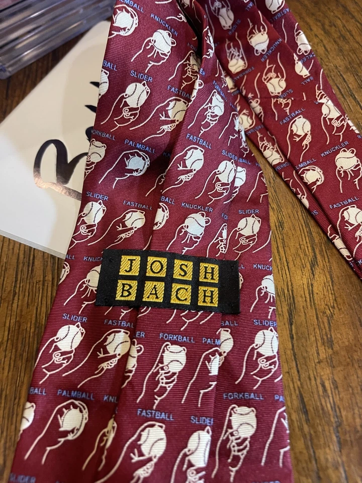 CORBATA DE BÉISBOL 👔❤️ CALIDAD JOSH BACH ENVÍO GRATUITO 👔❤️ Foto 3 de 4