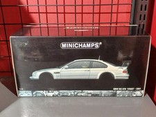 MINICHAMPS 1/18 BMW M3 GT-R Street 2001 Silver Condition Open Box