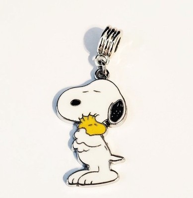 SNOOPY Charm WOODSTOCK Snuggle Slider Pendant for Necklaces Jewelry DIY Projects