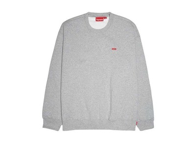Supreme Small Box Crewneck Heather Grey