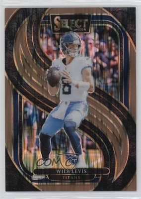 2024 Panini Select Premier Level Copper Shock Prizm 80/299 Will Levis #200 13d0