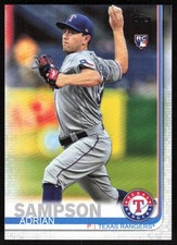 2019 Topps Update #US219 Adrian Sampson RC   - FREE SHIPPING