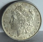 1890 s Morgan Silver Dollar XF lot #54