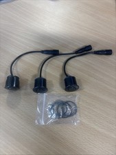 Image of 3x Car Parking Sensors Ultrasonic Reverse Assist Black + Seals – Aftermarket