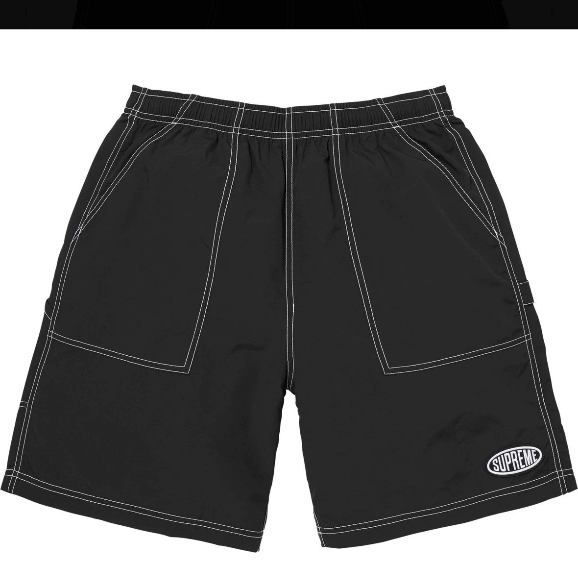 Supreme Nylon Black Shorts for Men for sale | eBay