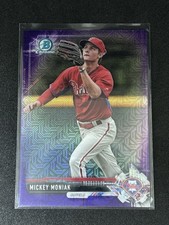 2017 Bowman Chrome Mega Box Purple Refractor Mickey Moniak /250 Phillies