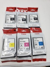 LOT OF 6 SET GENUINE Canon PFI-102MBK, BK, C and PFI-102M INK EXP/2023