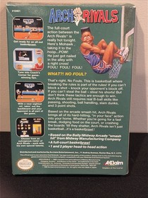 Arch-Rivals (Acclaim, 1990) Juego NES con Caja y Manual - &iexcl;Probado!