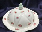 SHELLEY china DAINTY ROSEBUD covered round BUTTER DISH excellent MADE IN ENGLAND — photo 6