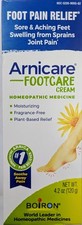 Arnicare Cream FootCare Foot Muscle Pain Swelling Relief Homeopathic Arnica
