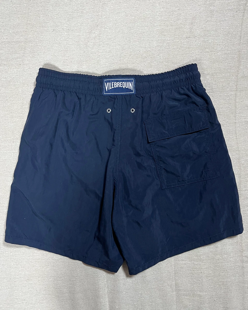 Short Vilebrequin Moorea V Poisson Herringbone - Jaune Homme - Article Classique