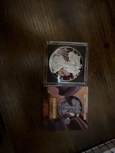 2025 U.S. Eagle with Eagle Privy Grand Canyon Silver Coin 1 oz