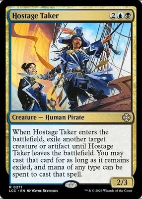 X 1 Hostage Taker NM-M LCC 271 MTG Magic The Gathering