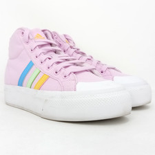 Adidas Women's Bravada 2.0 Mid Platform Skateboarding Sneakers Size 7.5 US