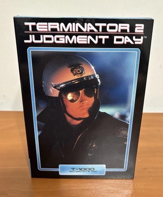 NECA Ultimate T-1000 Motorcycle Cop Terminator 7 inch Action Figure Brand New