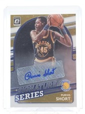 PURVIS SHORT 2021-22 DONRUSS OPTIC SIGNATURE SERIES AUTO GOLD #SS-PVS Q2682