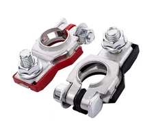 Battery Terminal Connectors(1 pair), Positive & Negative Auto Battery Cable T...