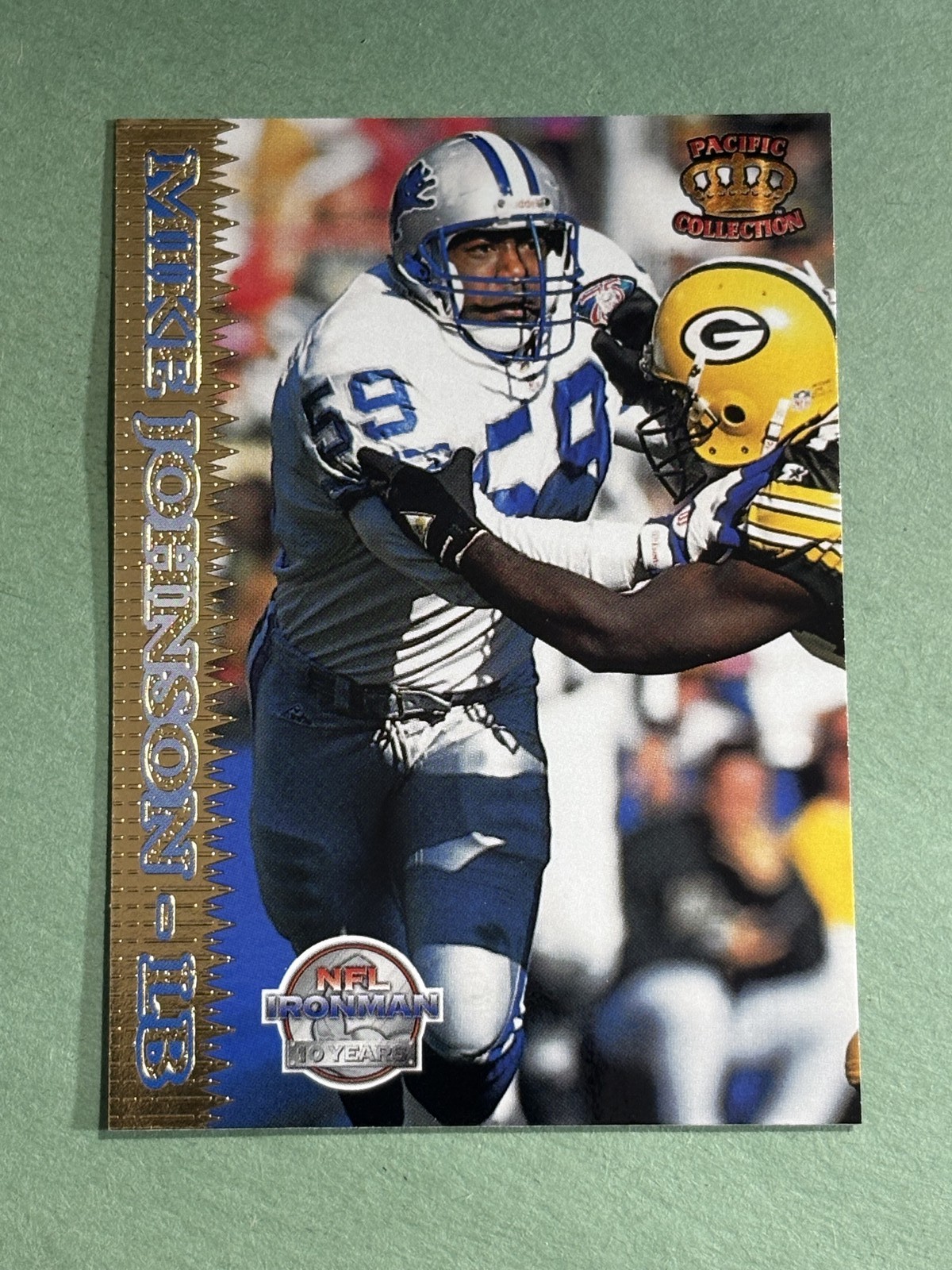 Mike Johnson 1995 Pacific Detroit Lions #152 GG985