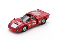 Alfa Romeo T33/2 Autodelta Spa Targa Florio 1968 Bianchi/Casoni Spark 1:43 SI034