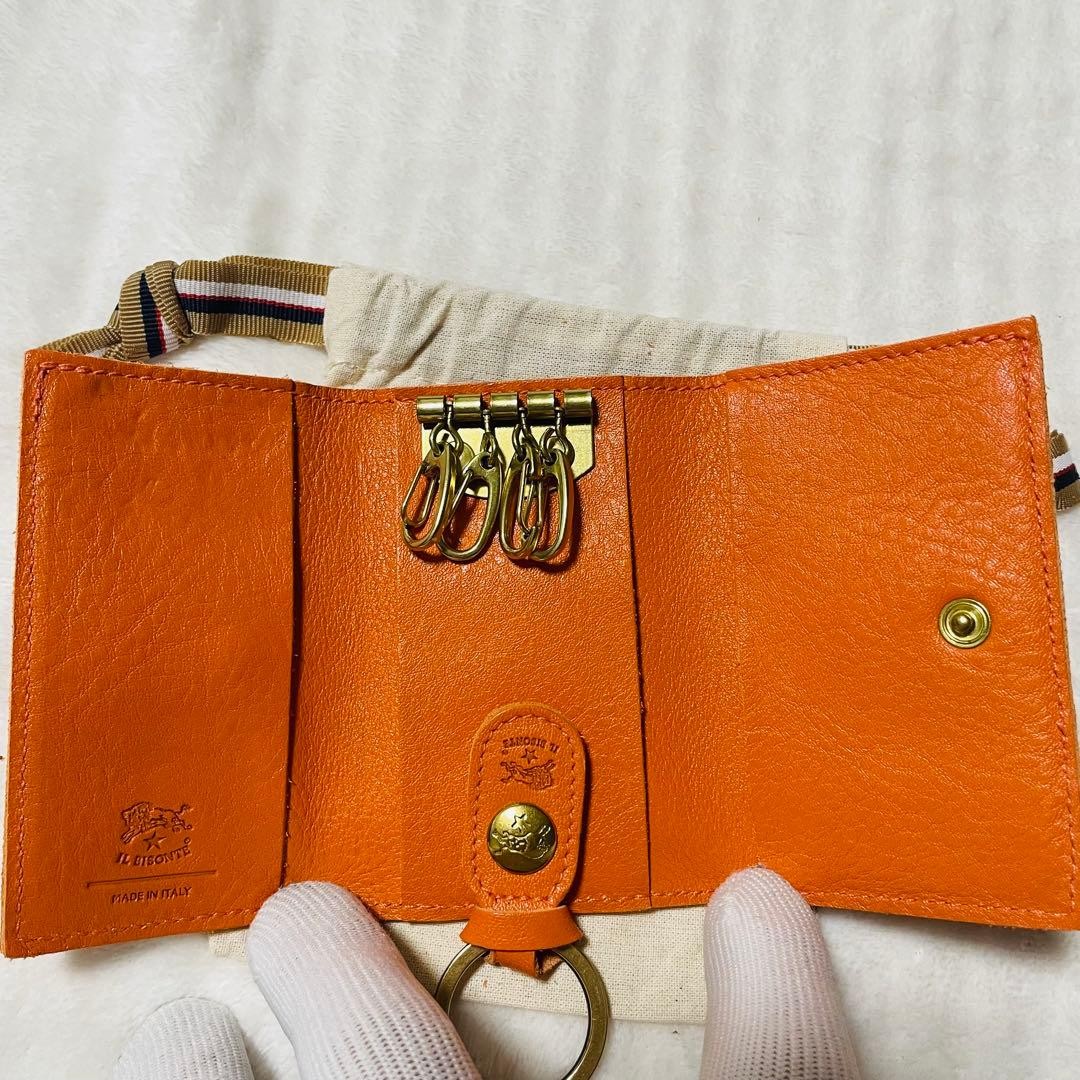 IL BISONTE Multi-Function Mini Wallet Case Leathe… - image 8