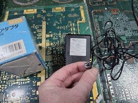 NEC PC Engine Core Grafx AC Power Adapter PAD-105 Official DC 9V 650mA w/Box-SEE