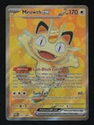 Pokemon TCG Meowth ex 107/088 Perfect Order Full Art