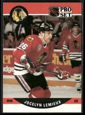 1990-91 Pro Set #432 Jocelyn Lemieux